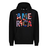 Black america 4th of july Premium Hoodie - Artiststas