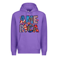Purple america 4th of july Premium Hoodie - Artiststas