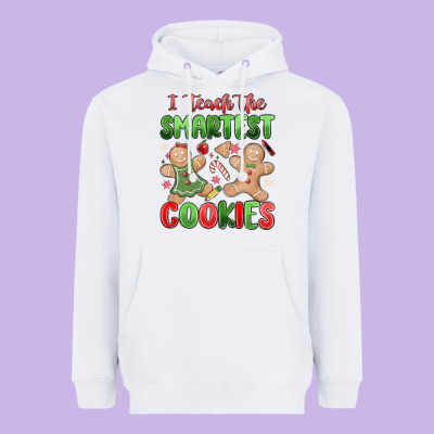 Teach The Smartest Cookies Heavyweight Hoodie Designed By Maliassmallbusiness