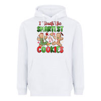 White teach the smartest cookies Heavyweight Hoodie - MaliasSmallBusiness