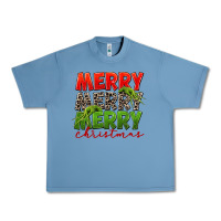 Pebble Blue Merry christmas Urban Heavy Tee - FaDigitalArtStudio