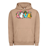 Pigment Burro Love Easter Urban Hoodie - NancyCooperArtShop