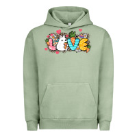 Pigment Oil Green Love Easter Urban Hoodie - NancyCooperArtShop