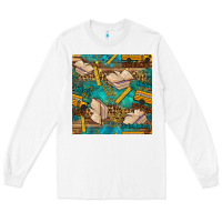 White student delivery specialist seamless pattern Long Sleeve Tee - BundleAndBundleShop