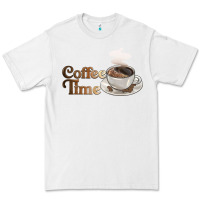 White coffee time Premium Tee - BarkalooDesign