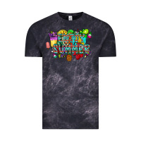 Cloud Black enjoy summer Vintage Tee - CowhideDigitalArt