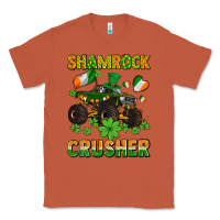 Copper shamrocks crusher monster truck with shamrocks Classic Tee - AdoDesignShop