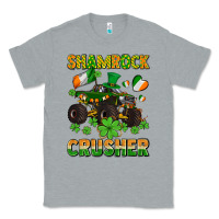 Heather Grey shamrocks crusher monster truck with shamrocks Classic Tee - AdoDesignShop