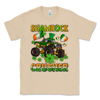 Mushroom shamrocks crusher monster truck with shamrocks Classic Tee - AdoDesignShop