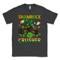 Smoke shamrocks crusher monster truck with shamrocks Classic Tee - AdoDesignShop