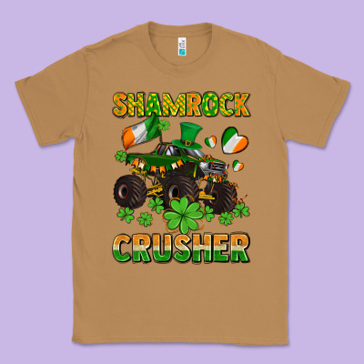 Shamrocks Crusher Monster Truck With Shamrocks Classic Tee Designed By Adodesignshop