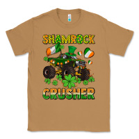 Toasted Coconut shamrocks crusher monster truck with shamrocks Classic Tee - AdoDesignShop