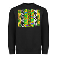 Black St. Patrick's Day brushstrokes Heavyweight Sweatshirt - Neo Western
