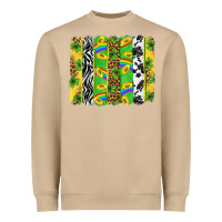 Mushroom St. Patrick's Day brushstrokes Heavyweight Sweatshirt - Neo Western