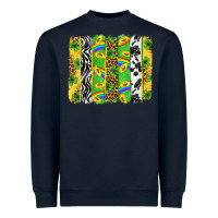 Navy St. Patrick's Day brushstrokes Heavyweight Sweatshirt - Neo Western