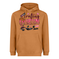 Meerkat crafting queen Heavyweight Hoodie - NancyCooperArtShop