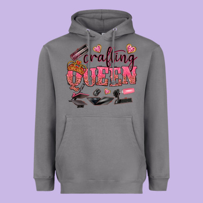 Crafting Queen Heavyweight Hoodie Designed By Nancycooperartshop