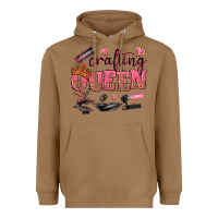 Toasted Coconut crafting queen Heavyweight Hoodie - NancyCooperArtShop