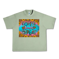 Oil Green coffee teach repeat Urban Heavy Tee - HRA Design Shop