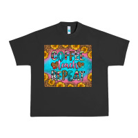 Pigment Black coffee teach repeat Urban Heavy Tee - HRA Design Shop