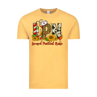 Vintage Mustard christmas lpn licensed practical nurse Vintage Tee - FaDigitalArtStudio