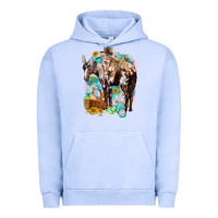 Pigment Grape Ice Happy Easter Day Rodeo Urban Hoodie - NancyCooperArtShop