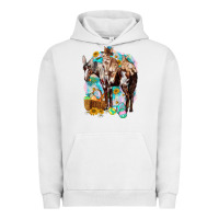 Pigment Lunar Rock Happy Easter Day Rodeo Urban Hoodie - NancyCooperArtShop