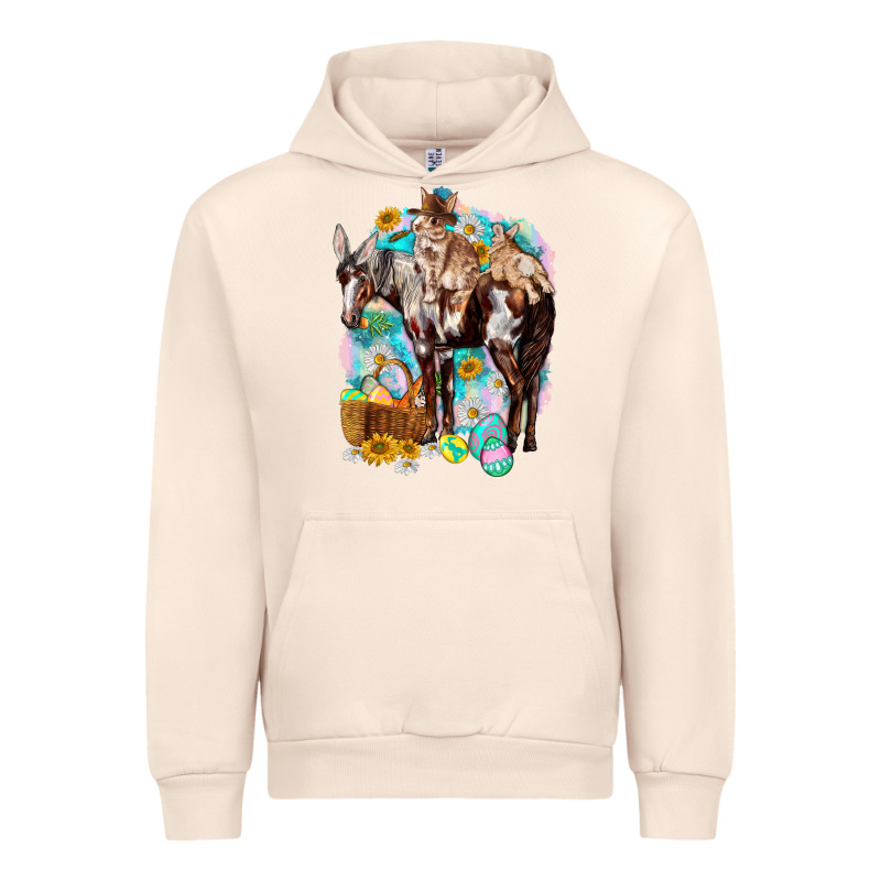 Happy Easter Day Rodeo Urban Hoodie by NancyCooperArtShop | Teevron