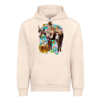 Sandshell Happy Easter Day Rodeo Urban Hoodie - NancyCooperArtShop