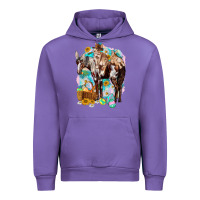 Tulip Happy Easter Day Rodeo Urban Hoodie - NancyCooperArtShop