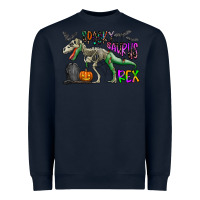 Navy spooky saurus rex Heavyweight Sweatshirt - CowhideDigitalArt