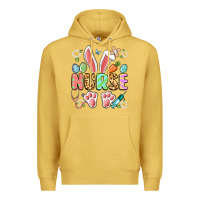 Antique Gold easter nurse bunny Premium Hoodie - Artiststas