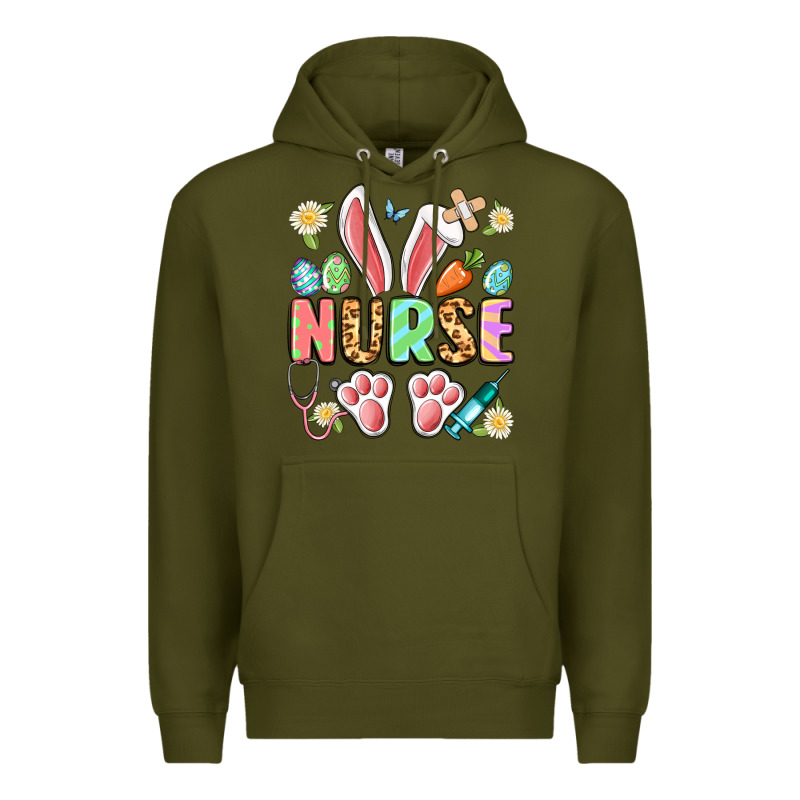 Easter Nurse Bunny Premium Hoodie by Artiststas | Teevron
