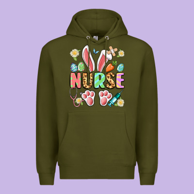 Easter Nurse Bunny Premium Hoodie Designed By Artiststas