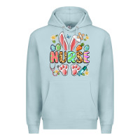 Blue Mist easter nurse bunny Premium Hoodie - Artiststas