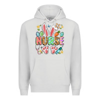 Dove Grey easter nurse bunny Premium Hoodie - Artiststas