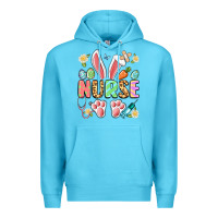 Ocean Blue easter nurse bunny Premium Hoodie - Artiststas