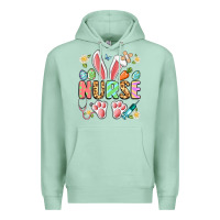 Seafoam easter nurse bunny Premium Hoodie - Artiststas