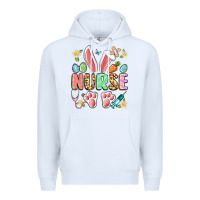 White easter nurse bunny Premium Hoodie - Artiststas