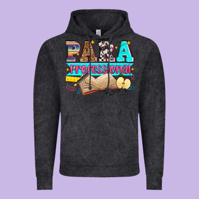 Paraprofessional Vintage Hoodie Designed By Zillion Design Studio