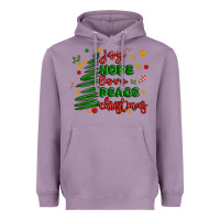 Lavender joy hope love peace christmas Heavyweight Hoodie - MaliasSmallBusiness