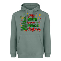 Sage joy hope love peace christmas Heavyweight Hoodie - MaliasSmallBusiness