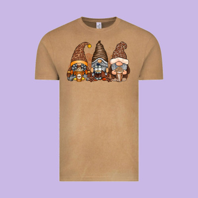 Coffee Gnomes Vintage Tee Designed By Racoondesign