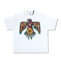 White pinky western sunflower thunderbird Urban Heavy Tee - BarkalooDesign