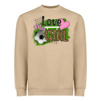 Mushroom love my girl soccer Heavyweight Sweatshirt - HRA Design Shop