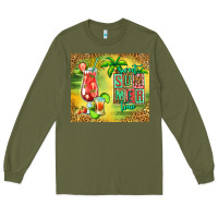 Army Green sweet summer time margarita Long Sleeve Tee - Jasminsmagicworld