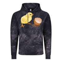 Cloud Black chick with egg Vintage Hoodie - RanaPortraitStore