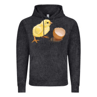 Vintage Black chick with egg Vintage Hoodie - RanaPortraitStore