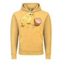 Vintage Mustard chick with egg Vintage Hoodie - RanaPortraitStore