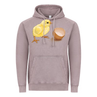 Vintage Zinc chick with egg Vintage Hoodie - RanaPortraitStore